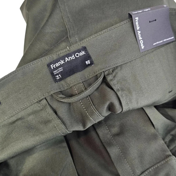 Frank &  Oak Men's The Flex Jogger Green Size 31 NWT - Picture 10 of 11